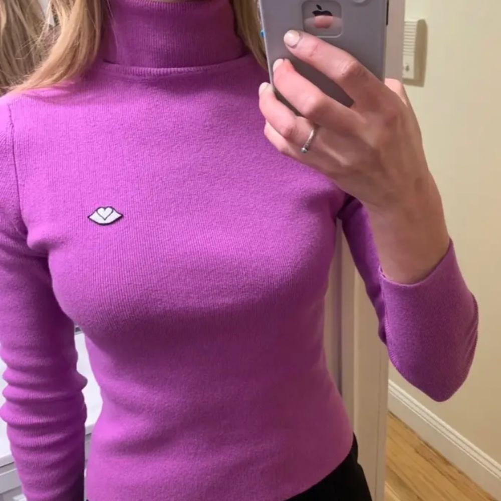 See By Chloe Bisou Purple Sweater